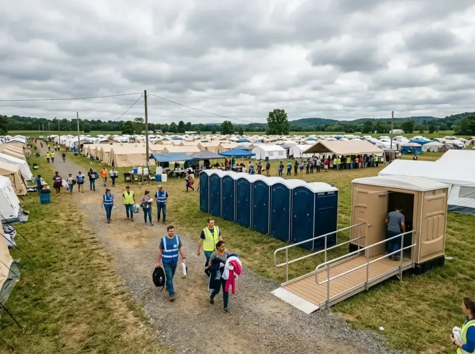 disaster-relief-camp-restrooms-010 — frequently asked questions, Dumpster & Portable Bathrooms Rental in Ewa Gentry, HI